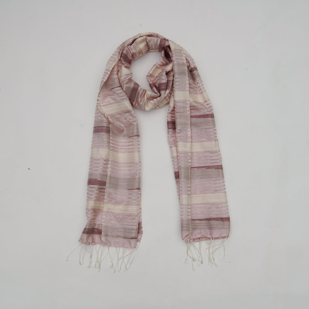 Organic  Dyed Handwoven Silk Shawl