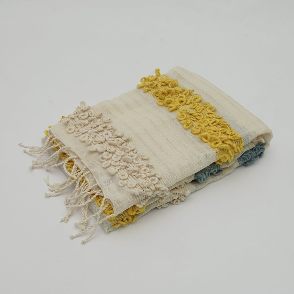 Luxurious Chic Shawl in Organic Dye with 2/80 Cotton