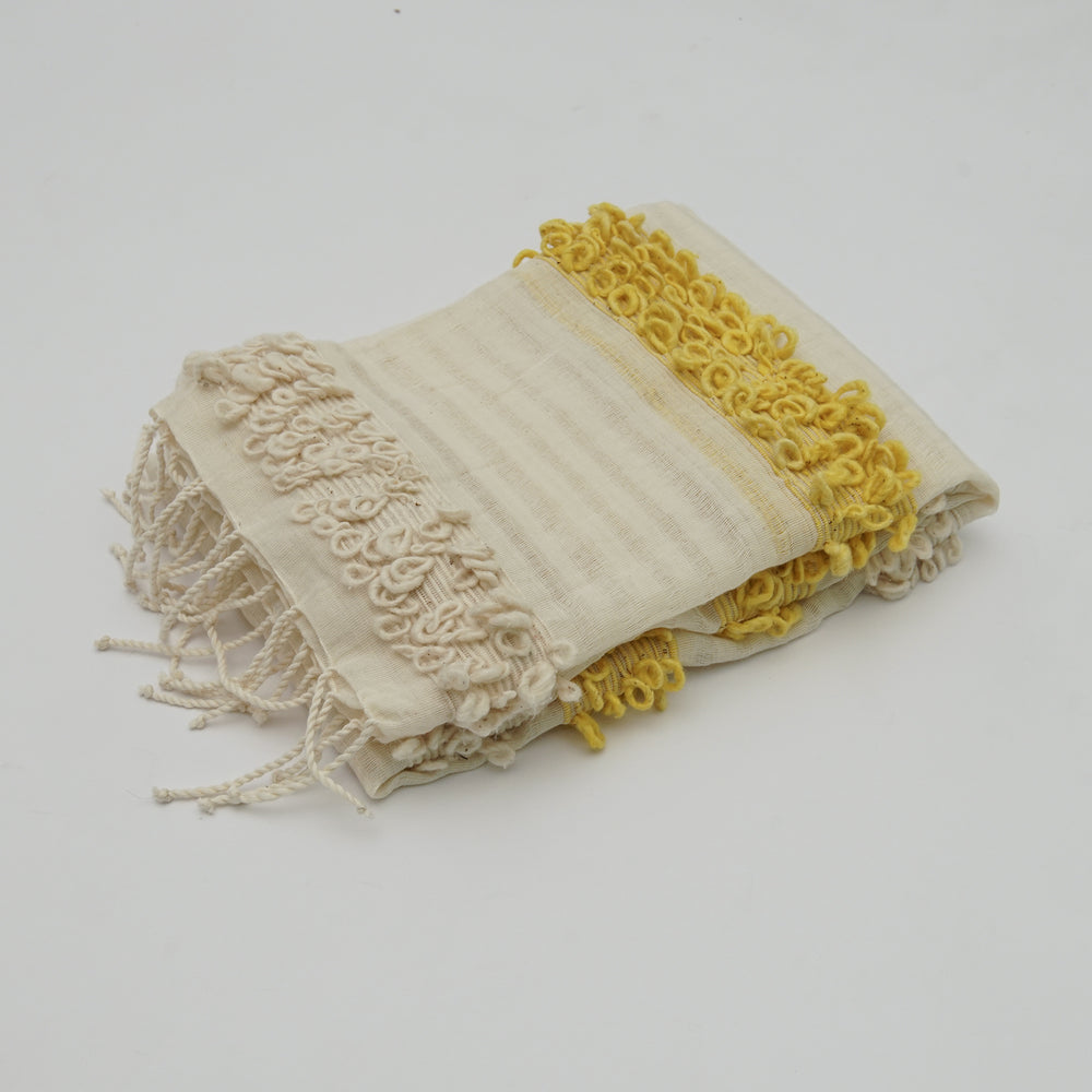 Luxurious Chic Shawl in Organic Dye with 2/80 Cotton