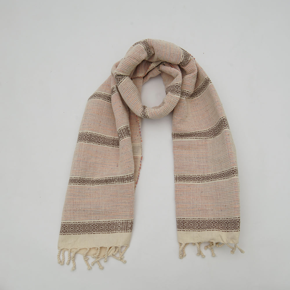 Natural Dyed Backstrap Weaved Pattern Table Runner