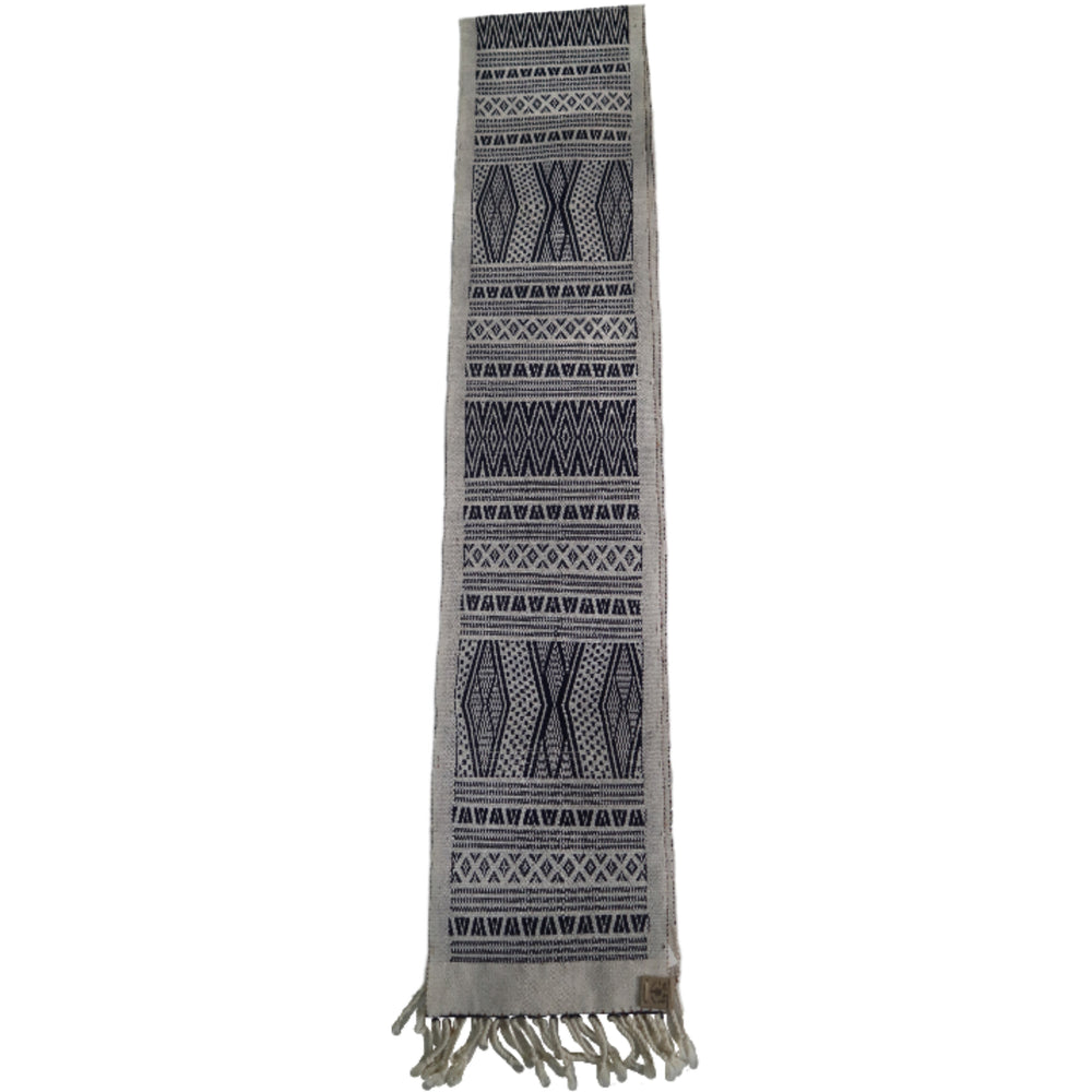 Natural Dyed Handwoven Cotton Console Runner