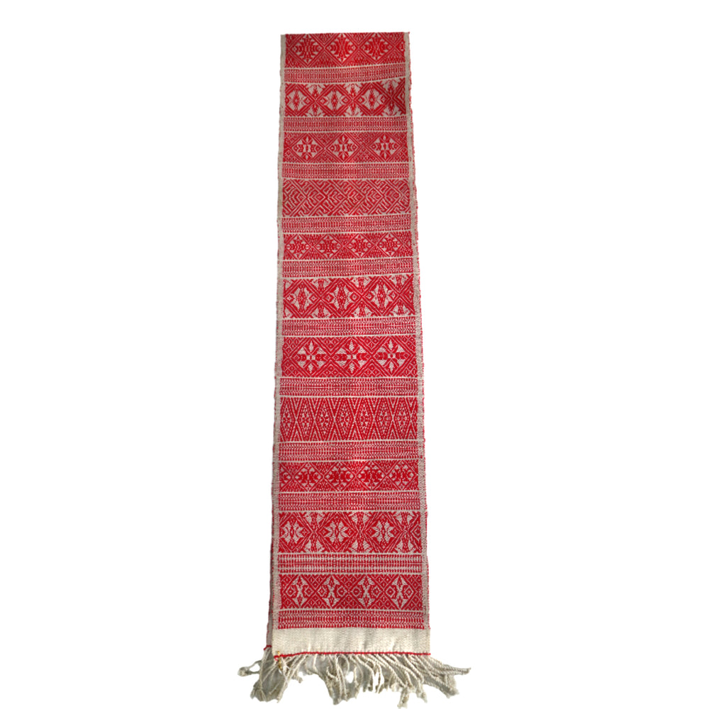 Natural Dyed Handwoven Cotton Console Runner