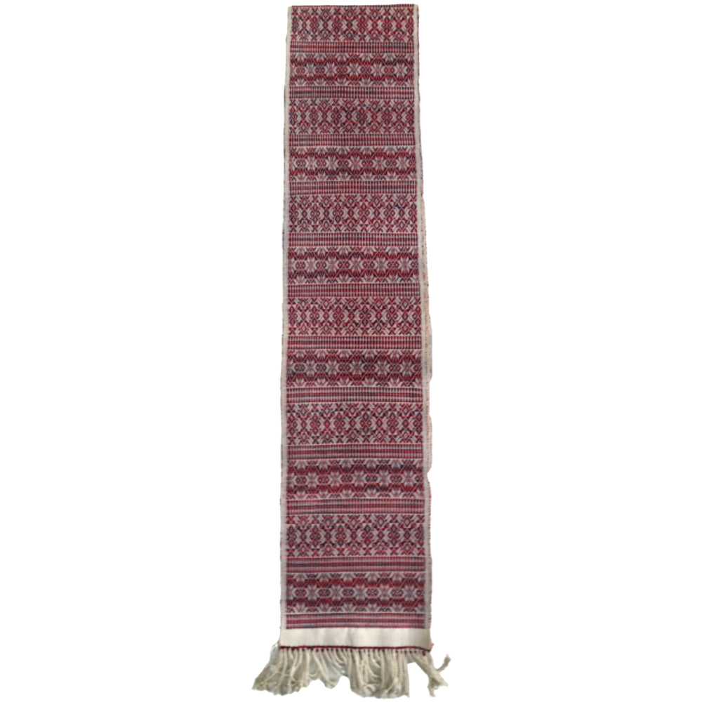 Natural Dyed Handwoven Cotton Console Runner