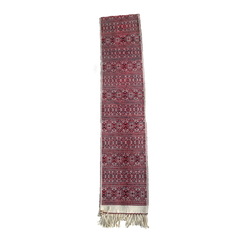 Natural Dyed Handwoven Cotton Console Runner