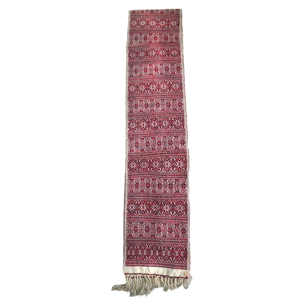 Natural Dyed Handwoven Cotton Console Runner