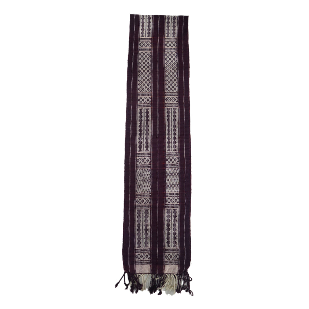 Natural Dyed Handwoven Cotton Console Runner