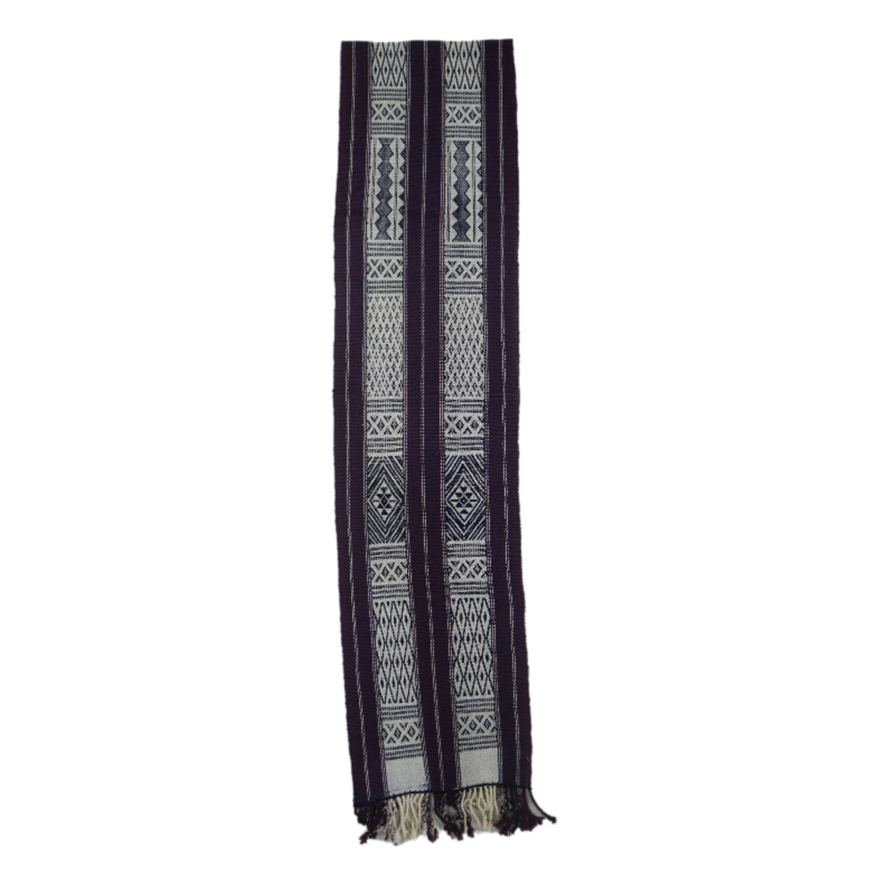 Natural Dyed Handwoven Cotton Console Runner