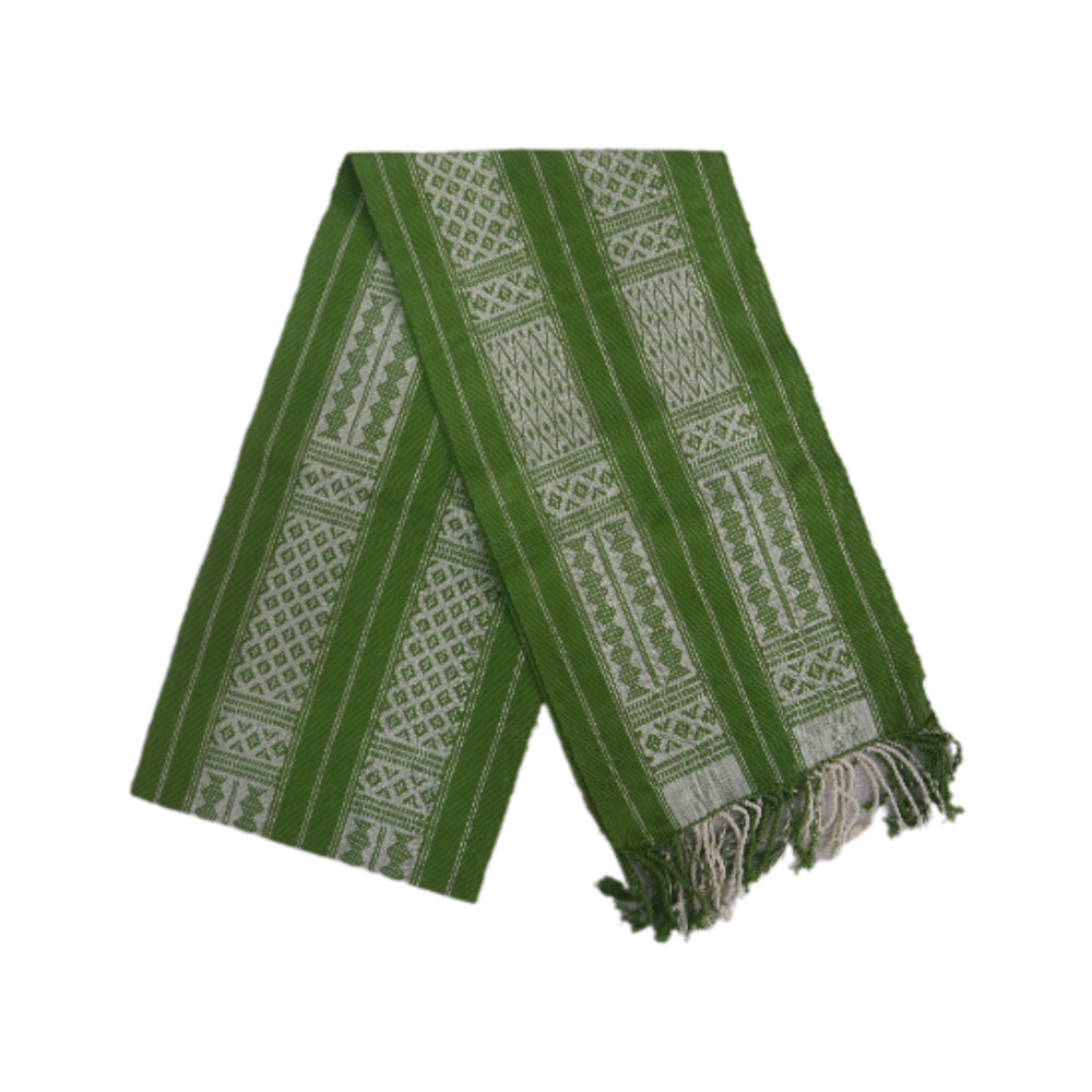 Natural Dyed Handwoven Cotton Console Runner