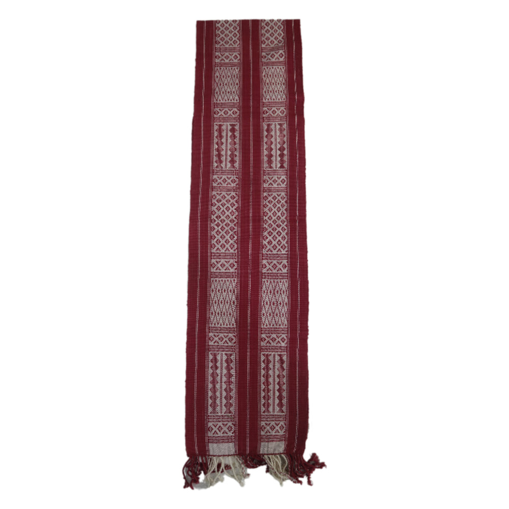 Natural Dyed Handwoven Cotton Console Runner