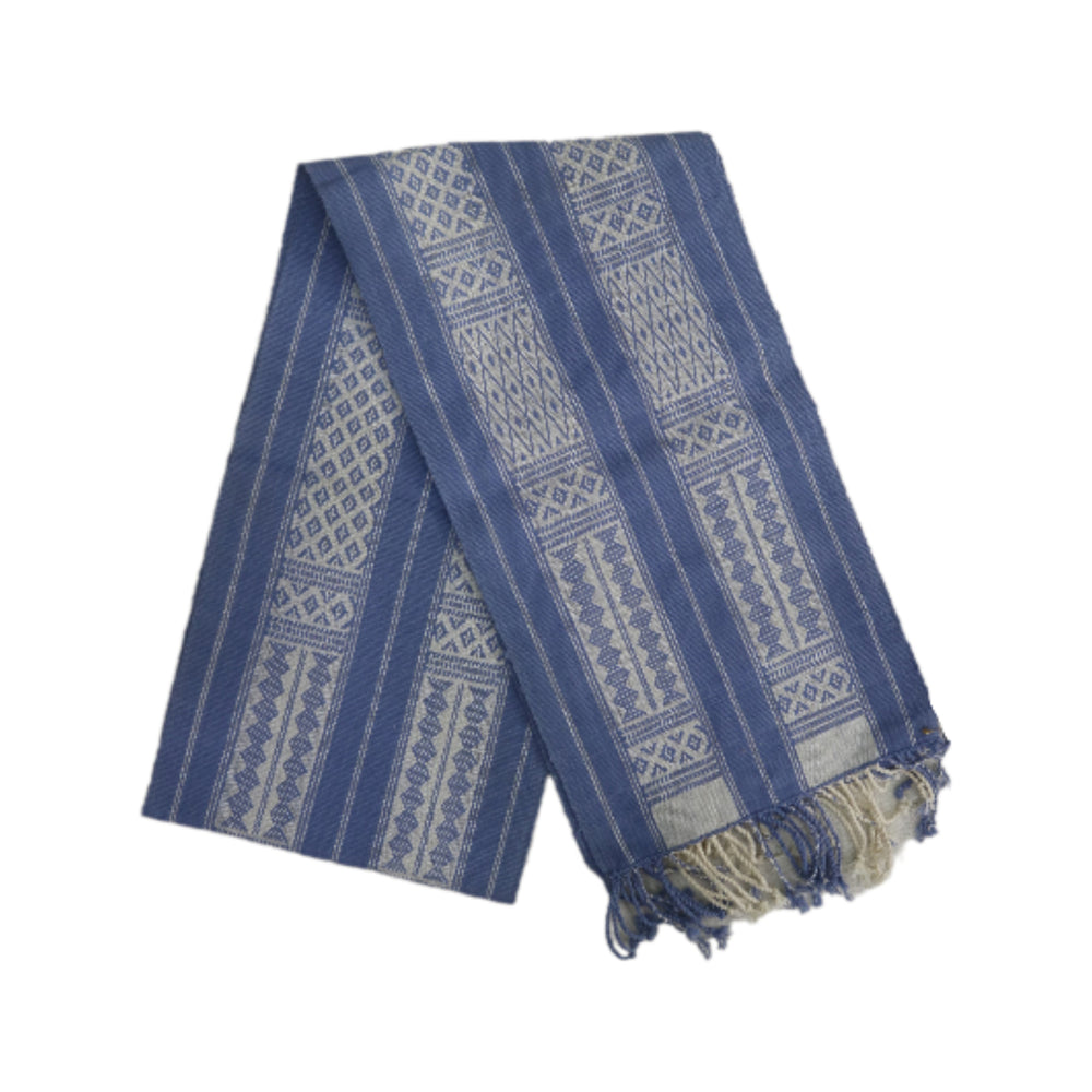 Natural Dyed Handwoven Cotton Console Runner