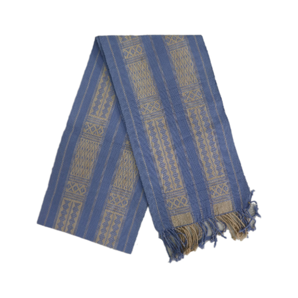 Natural Dyed Handwoven Cotton Console Runner