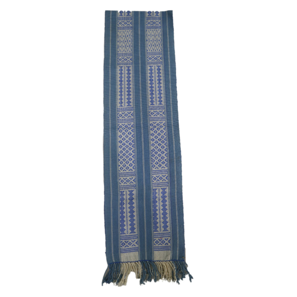 Natural Dyed Handwoven Cotton Console Runner