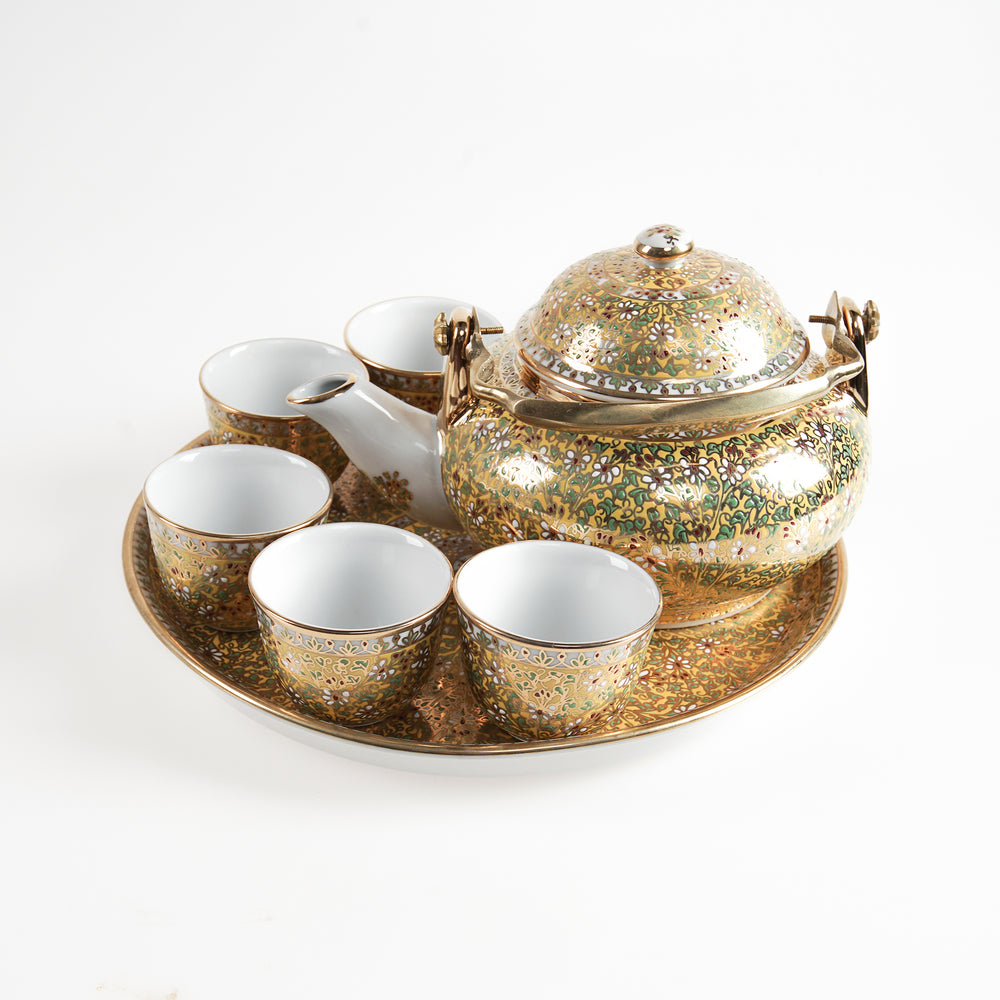 Mosaic Style Tea Set