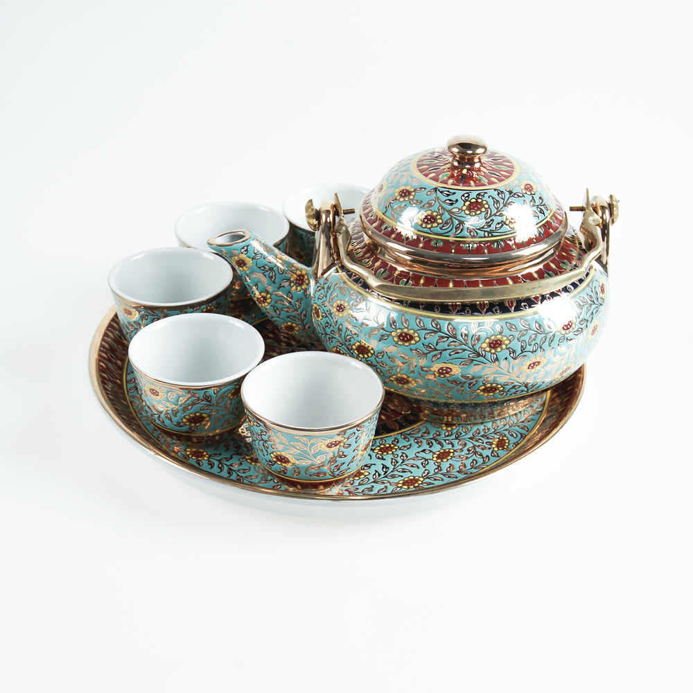 Mosaic Style Tea Set