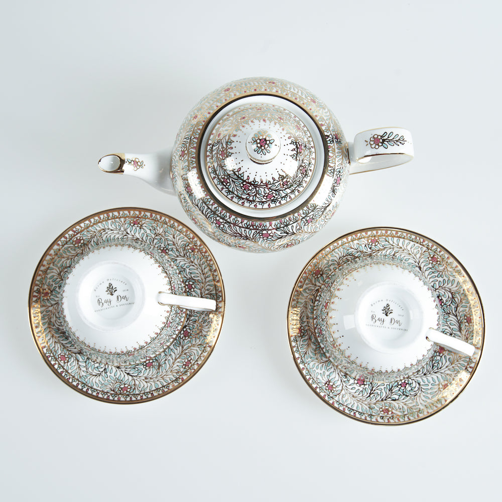 Glorious Hand-painted Tea Set