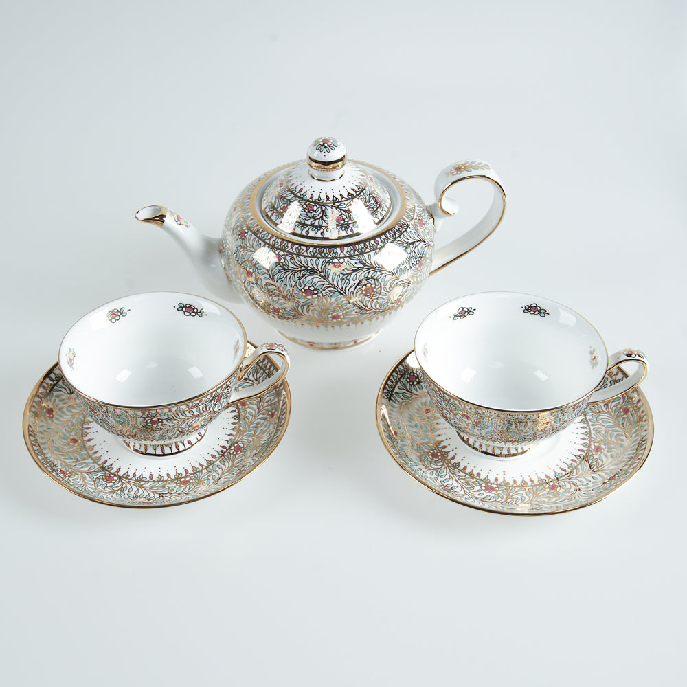 Glorious Hand-painted Tea Set