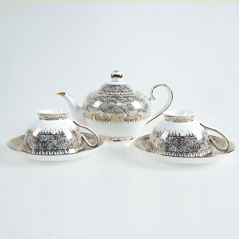 Glorious Hand-painted Tea Set