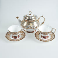 Glorious Hand-painted Tea Set