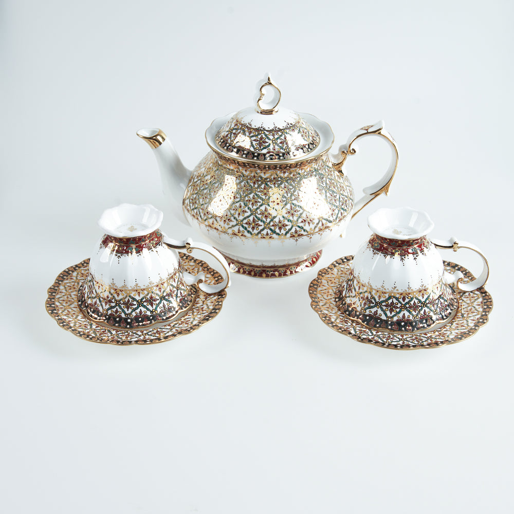 Glorious Hand-painted Tea Set