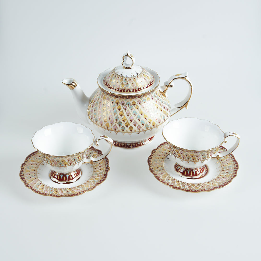 Glorious Hand-painted Tea Set