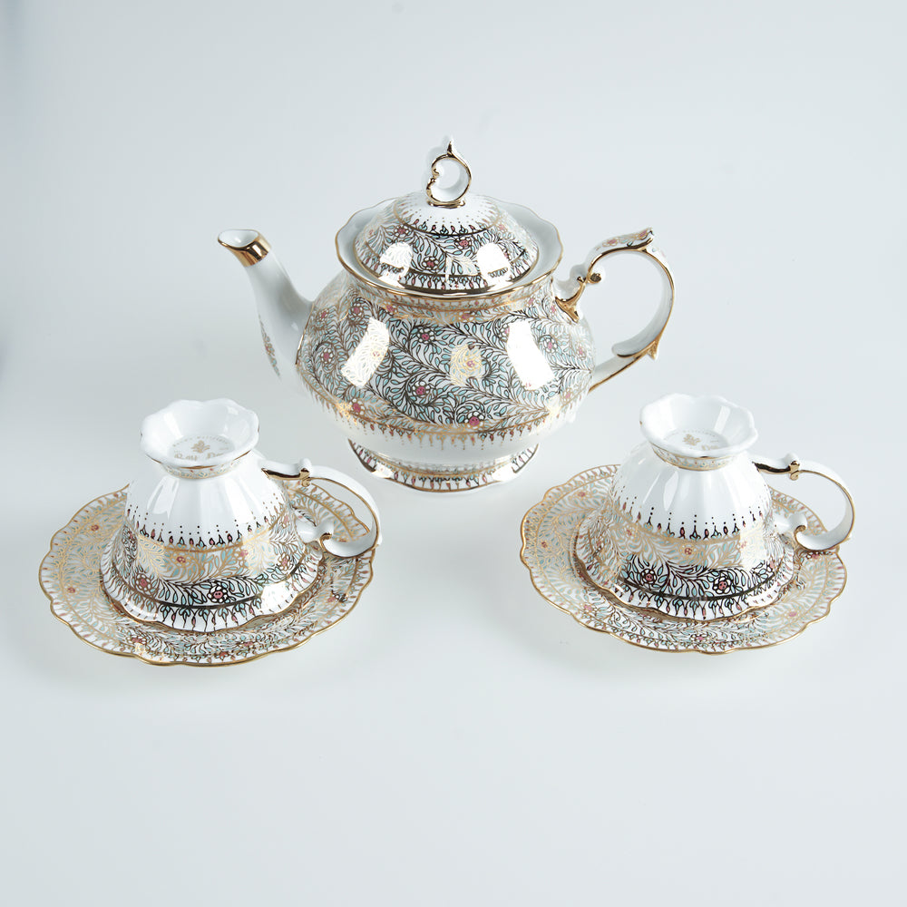 Glorious Hand-painted Tea Set