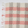 Handwoven Coral Mist Throw
