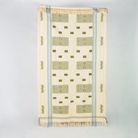 Organic Dyed Handwoven Cotton Throw in Chin Design