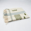 Organic Dyed Handwoven Cotton Throw in Chin Design