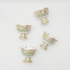 Stunning Classic Style Hand-painted Ice-Cream Cup (4 Set)