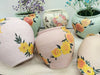 Hand Painted Pot with Decoupage Floral Design