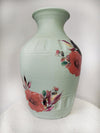 Hand Painted Pot with Decoupage Floral Design