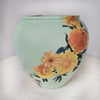 Hand Painted Pot with Decoupage Floral Design
