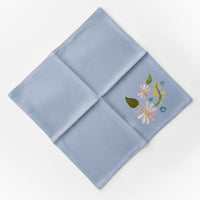 Flore: Embroidered Cotton Tea Towel