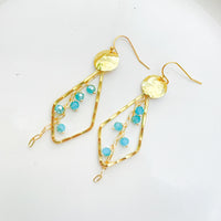 Dazzling Beaded Drop Earrings