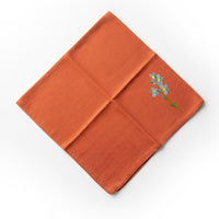 Flore: Embroidered Cotton Tea Towel