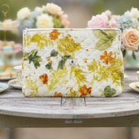 Garten: Eco Print Fabric Laptop Bag