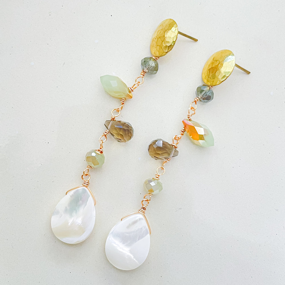 Elegant Earthen Dangle Earrings