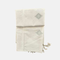 Diamond Pattern Cotton Shawl