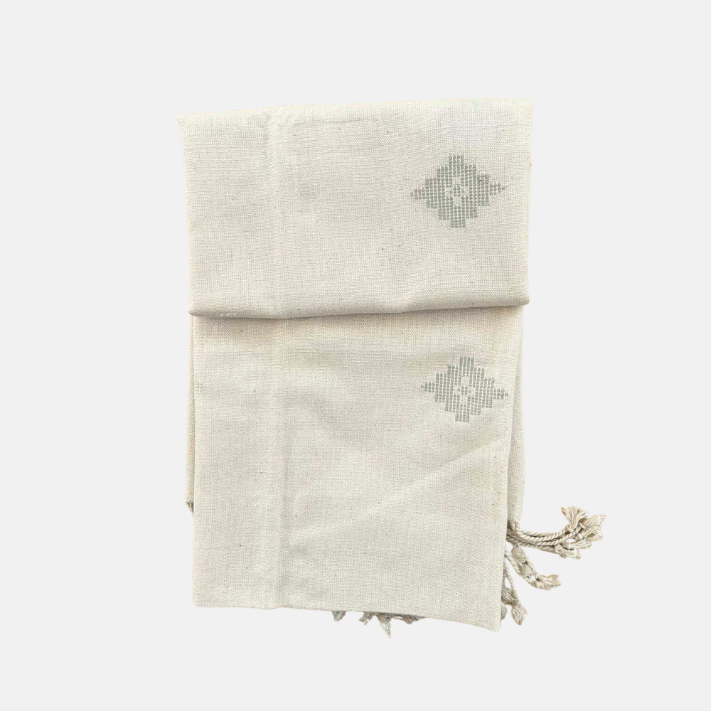Diamond Pattern Cotton Shawl