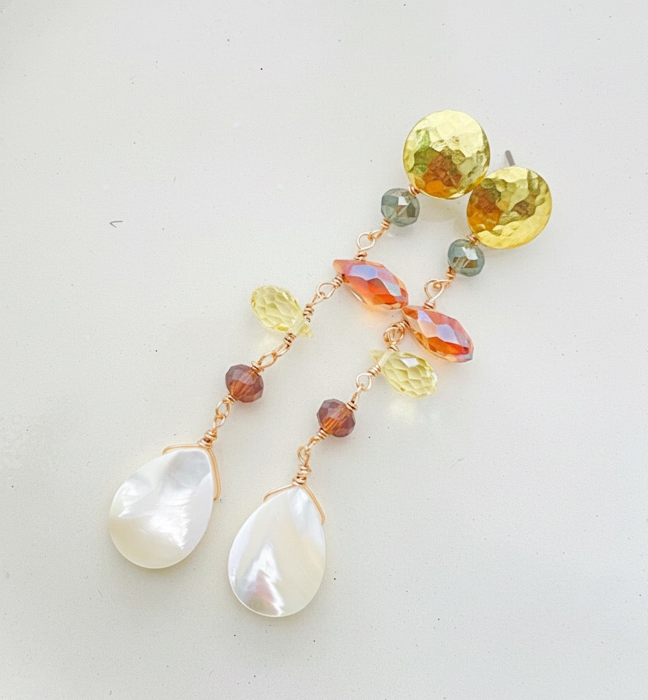 Elegant Earthen Dangle Earrings