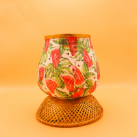 Decoupage Bamboo Lamp (Small)