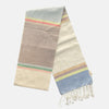 Cotton Shawl with Colorful Stripes: Colorful Squares