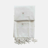 Tulips Pattern Cotton Shawl