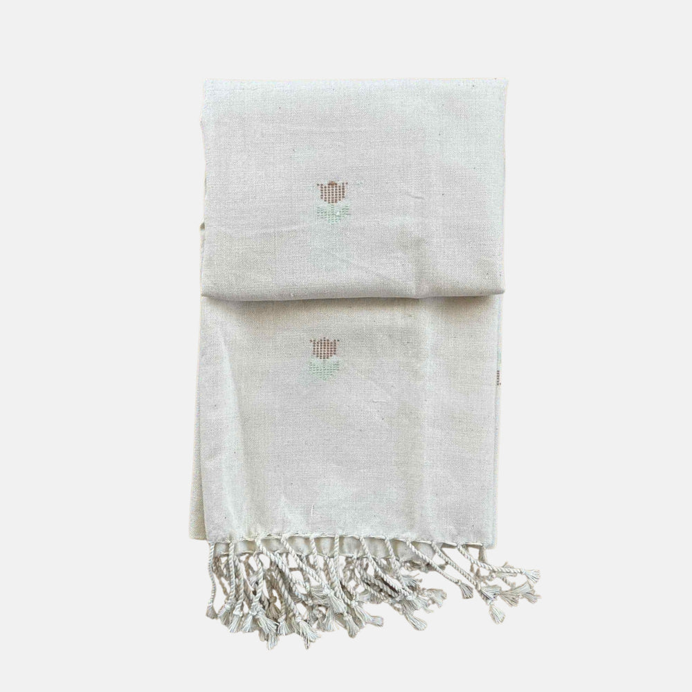 Tulips Pattern Cotton Shawl