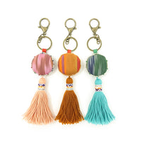 Round Shape Tassel Key Chain
