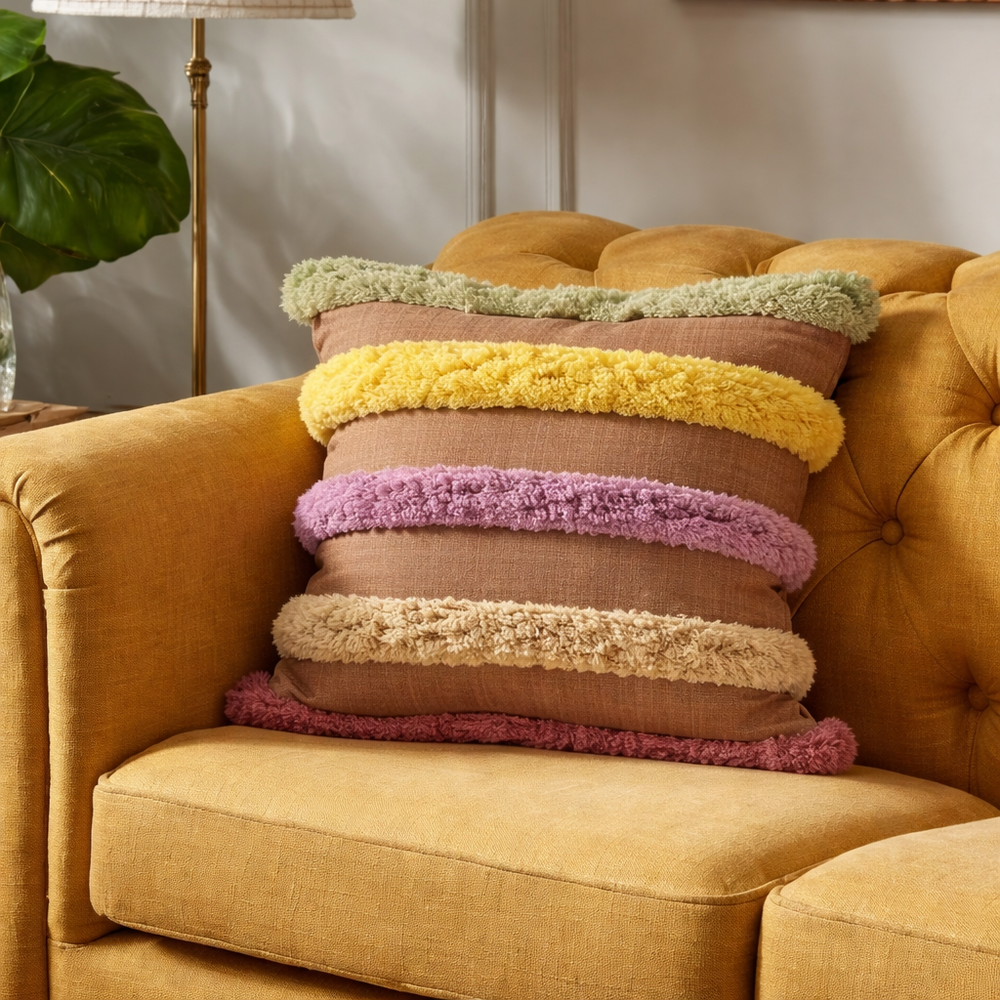 Puffa: Handwoven Cushion Cover (Without Inner Pillow)