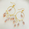 Elegant Cascade Hoop Earrings