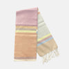 Cotton Shawl with Colorful Stripes: Colorful Squares