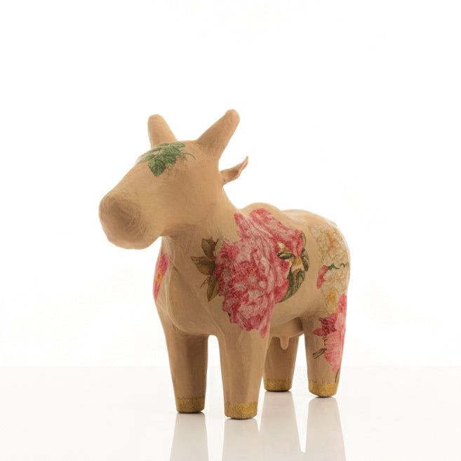 Decorative Cow Papier-Mâché