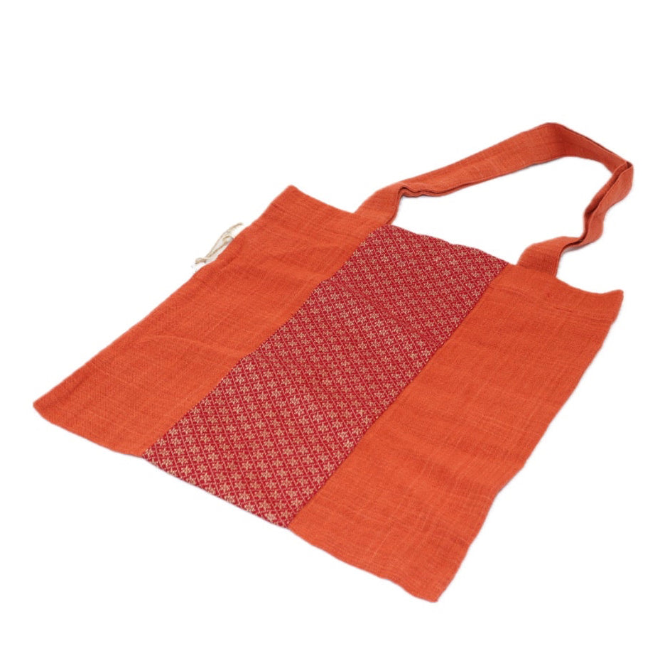 Shae Satt Collection: Cotton Tote Bag (Orange)